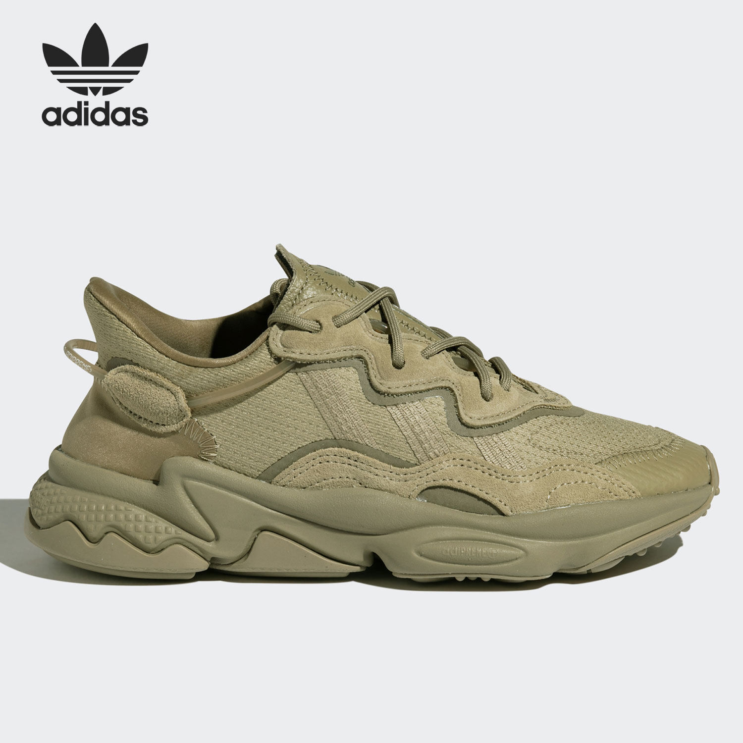 adidas/阿迪达斯正品ozweego j 大童经典低帮休闲运动鞋fz2656