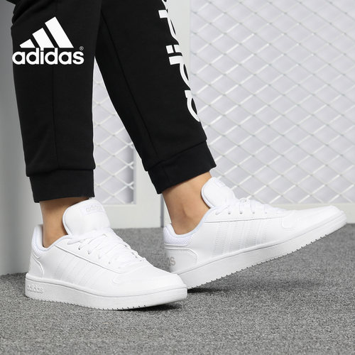 Adidas/阿迪达斯正品 NEO女子2019新款缓震运动休闲小白鞋 B42096