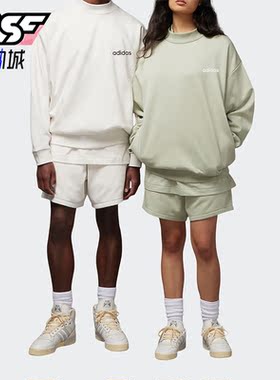 Adidas/阿迪达斯正品三叶草男女简约时尚印花运动休闲卫衣IA3436