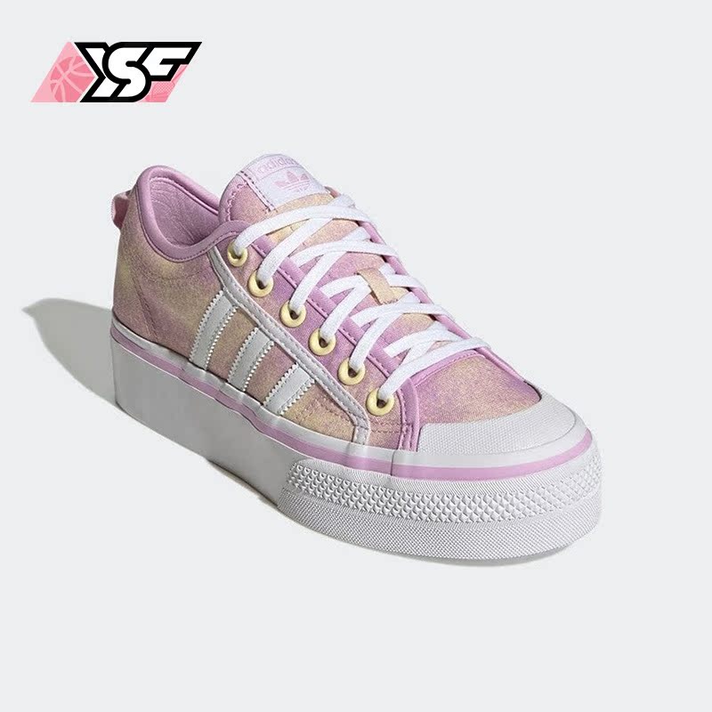 阿迪达斯正品正品女子运动板鞋