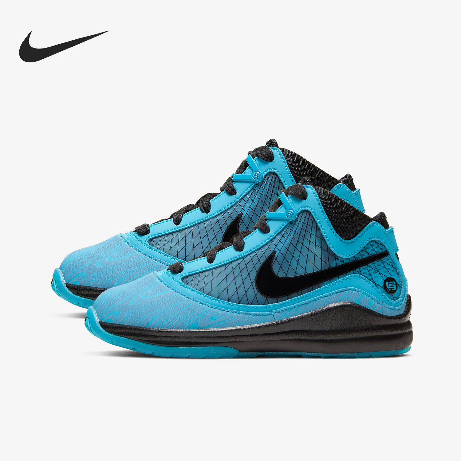 Nike/耐克正品LeBron VII儿童训练透气篮球运动鞋CK0718-400