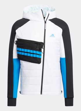 Adidas/阿迪达斯正品2021秋新款男子保暖运动休闲舒适棉服 HC0278