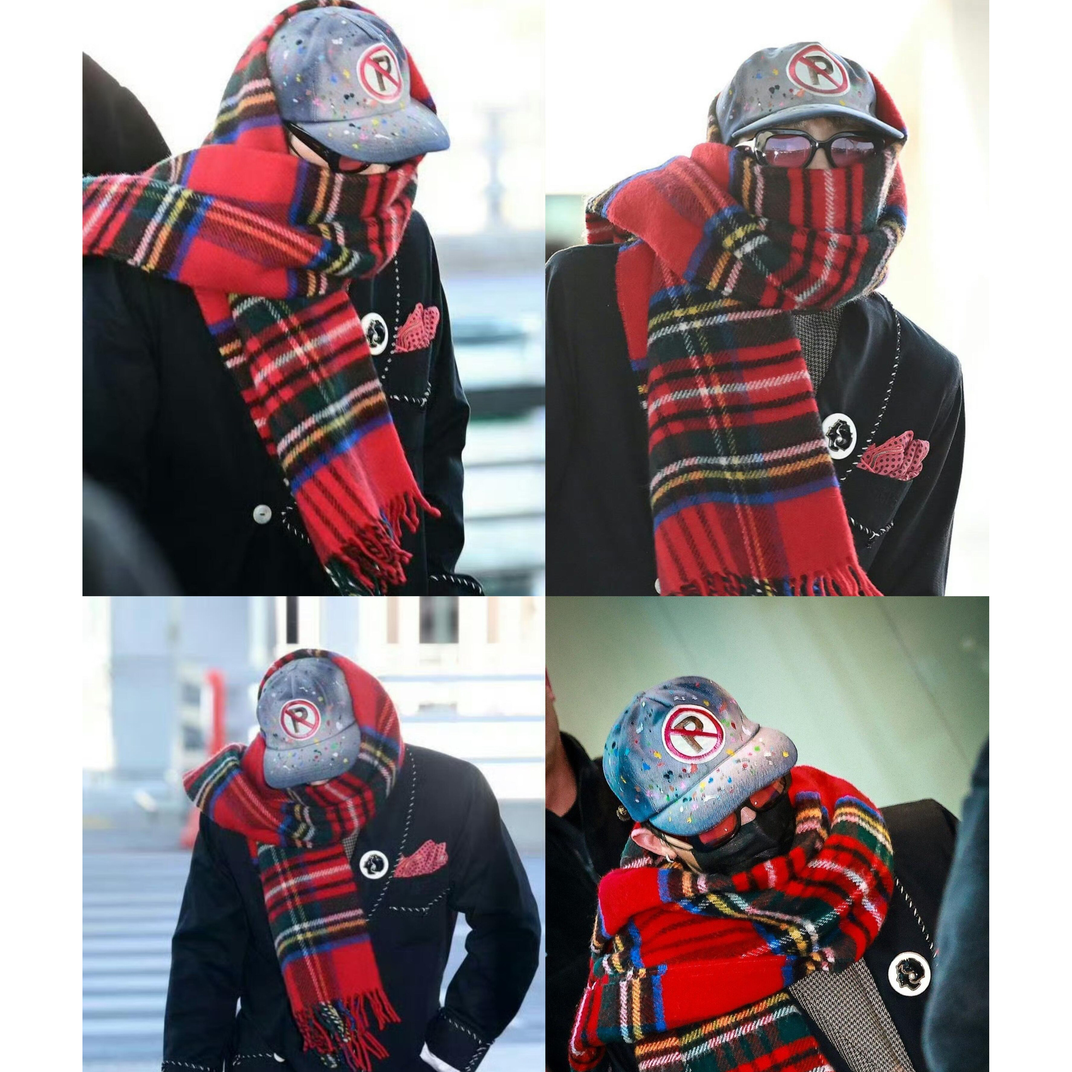 权志龙GD同款英格兰红围巾澳洲羊毛格子红色围巾男女保暖冬季羊绒,服饰配件/皮带/帽子/围巾,围巾/丝巾/披肩,淘宝优惠券,粉丝福利购,淘宝优惠卷