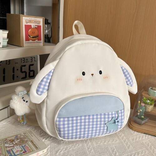 高颜值卡通双肩包女生日系ins风可爱兔子学生小背包百搭校园书包