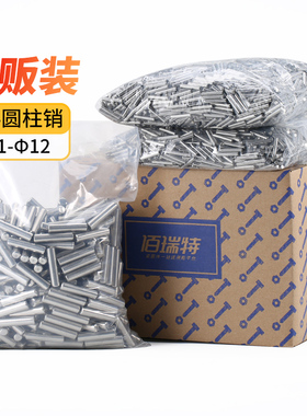 304不锈钢圆柱销固定销定位销销钉销子袋装M1M2M3M4M5M6M8M10M12