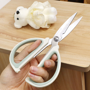 不锈钢厨房家用剪刀强力多功能剪杀鸡鱼骨烧烤肉专用食物食用商用