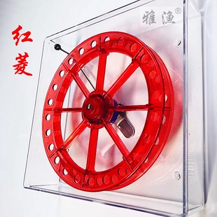 红菱  雅渔渔具梦幻盘车2397983 缓降定层筏钓轮防刹死手拨八卦轮