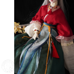 原创BJD古风娃衣汉服材料包魏晋南北朝ob27女男3分4特体6兵人叔SD