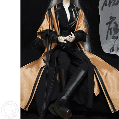 原创BJD娃衣材料包唐圆领袍劲装34分8特体6叔id75ob270古风仙疏临