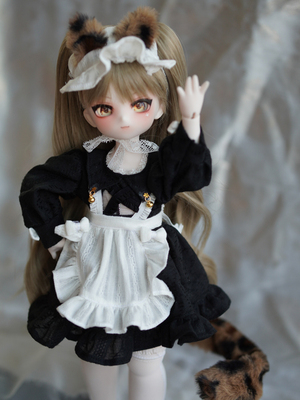 娃衣材料包女仆男bjd4分ob特体