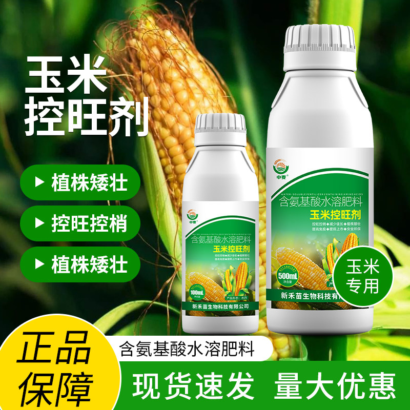 玉米高产矮壮素 玉米专用控旺药促控剂 玉米矮丰生长调节剂抗倒伏