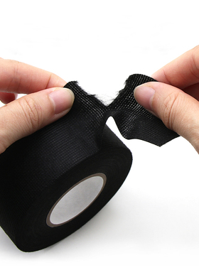 黑色绒布胶带耐高温电工线束汽车发动机舱隔音线路屏蔽绝缘胶带