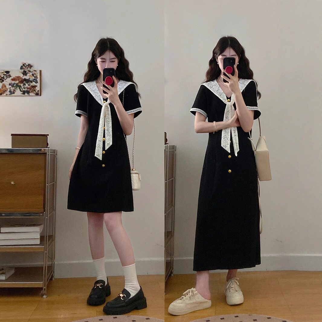 大码女装法式蕾丝披肩连衣裙女胖MM夏季显瘦气质长裙子外贸批发