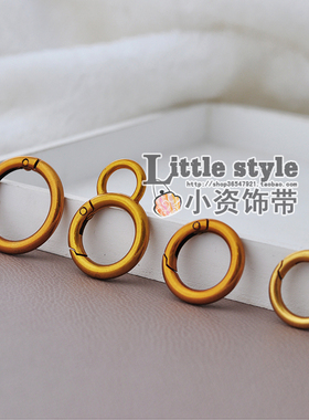 金色复古弹簧圈vintage链接环
