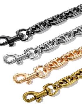 女包短带Swinger腋下包装饰链条带SP-21适用GU驰马鞍包带链条单买