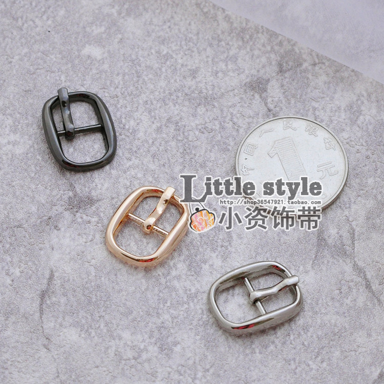 新品 小立体皮带日字针扣1cm带宽合适DIY包带环扣插针扣金属配件Z