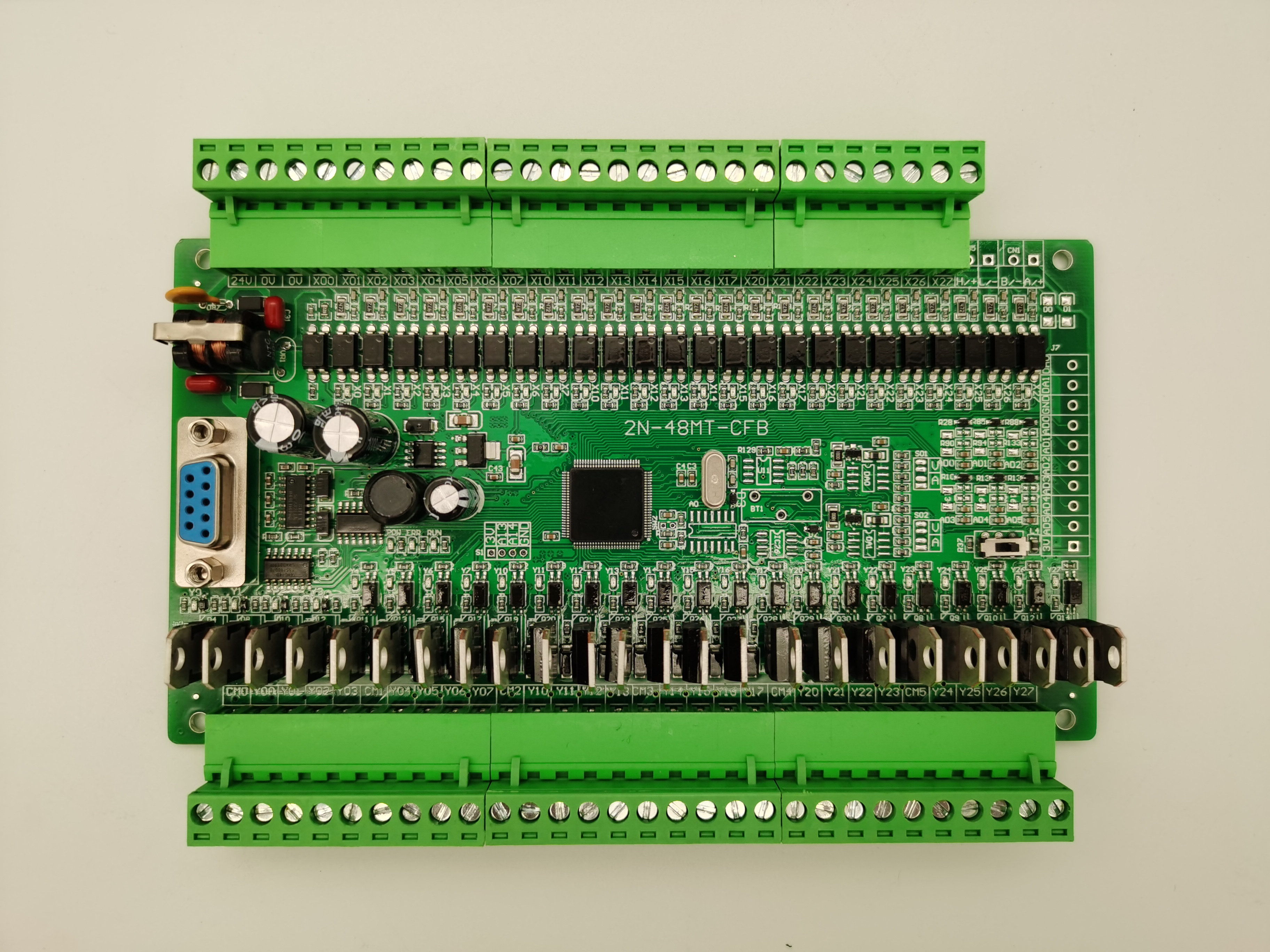 国产plc工控板 可编程控制器 1n 2n  40 44 48mt(b)