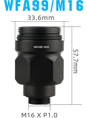 WEEFINE WFA99水下监视器HDMI线M16接头nauticam外接相机壳连接头