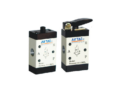 全新原装亚德客二位三通机械阀