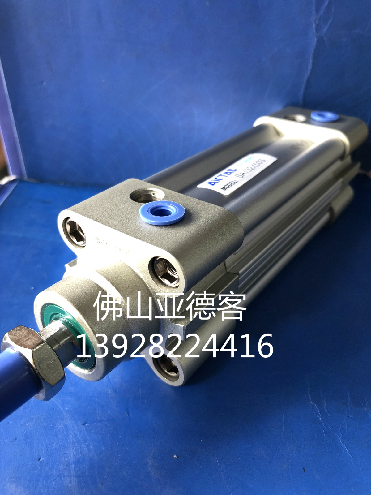 原装亚德客无拉杆气缸SAI40X25/50/75/125/150/175/200/250S附磁