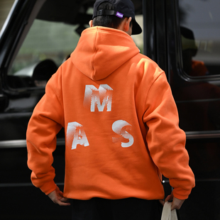 Masterape2026SS春夏新款 潮牌宽松纯棉男女加绒连帽卫衣 美式