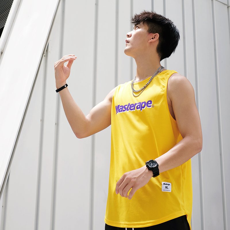 健身吸汗速干宽松休闲篮球背心