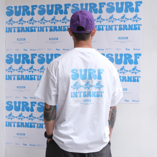 Masterape2025新款 T恤 防晒冰感速干250g索罗娜宽松网上冲浪短袖