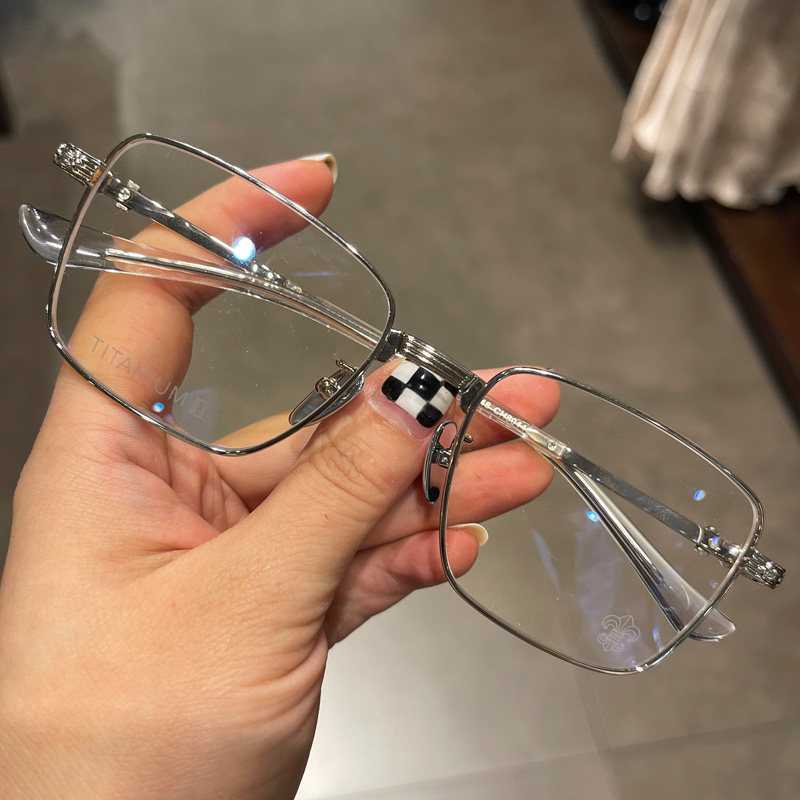 眼镜框架麦克心罗心金丝边方形
