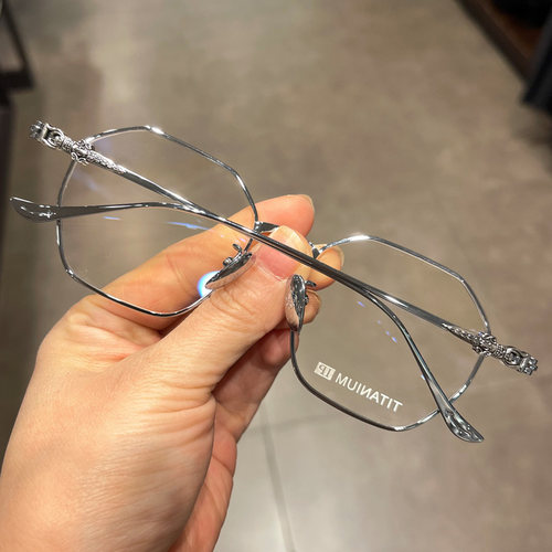 眼镜框架新品男女全框纯钛眼镜框