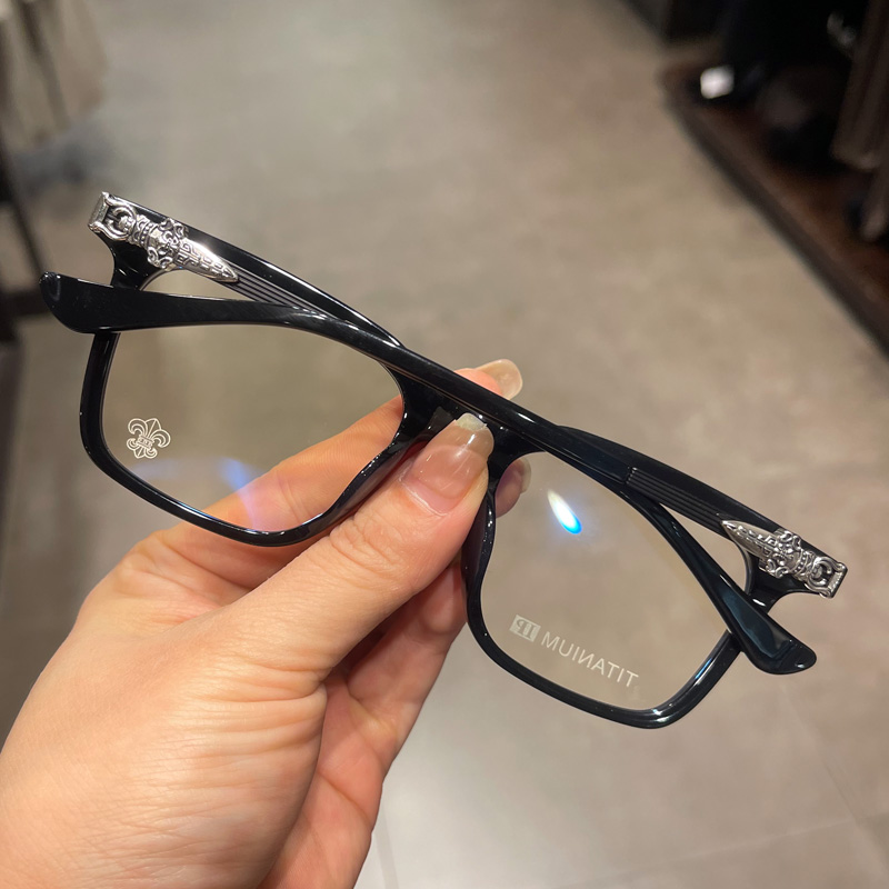 麦克心罗心眼镜框架新品板材方形黑框素颜全框个性男女近视平光镜