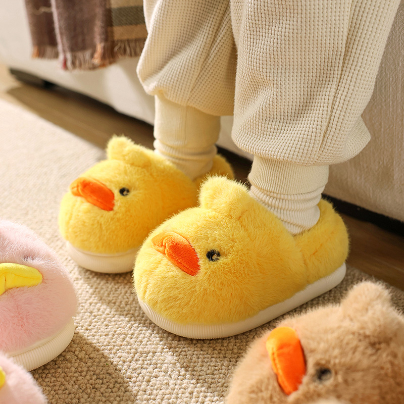 宝宝棉拖鞋儿童男童女童冬季2025新款小童包跟一岁半家居鞋毛拖