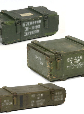 退役旧箱子军绿木箱吃鸡CS收纳箱