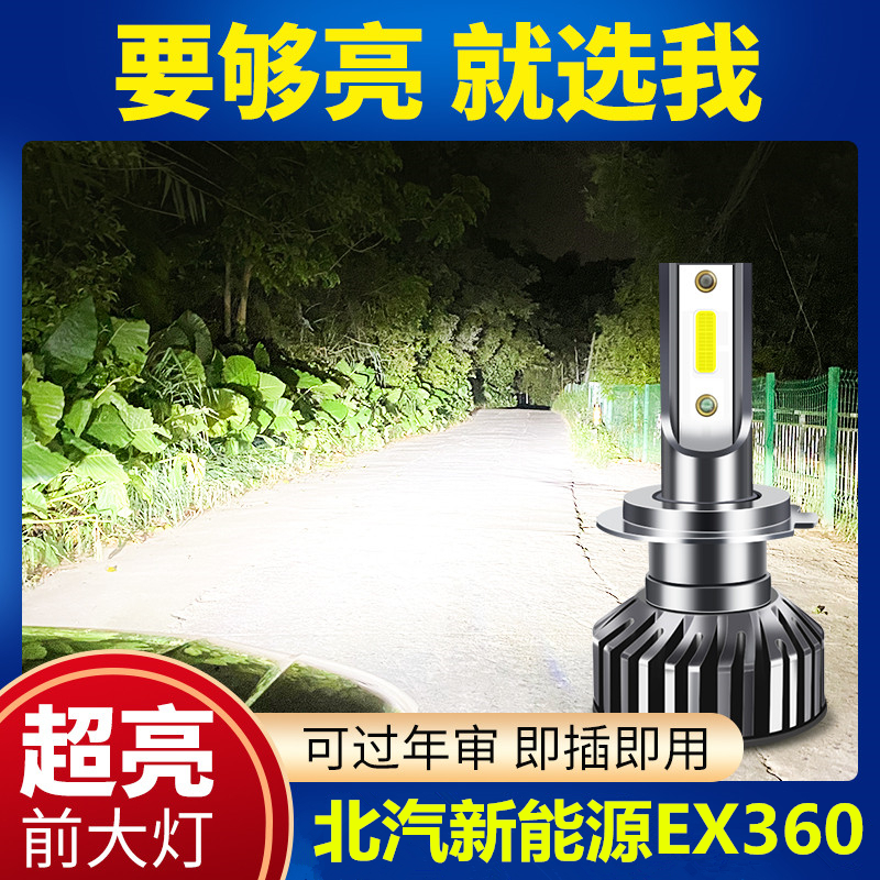 潮都之汇远近光超亮白光LED大灯