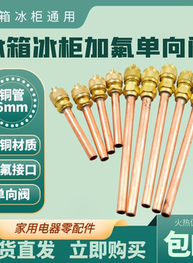 精品冰箱单向阀 加氟口冰箱维修单向阀 冰柜单向阀专用雪种检修口