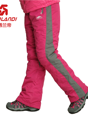 斯博兰帝儿童滑雪裤男童女童防风防水加厚保暖冲锋裤冬季SDDG6023