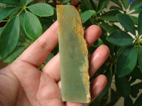 天然河磨玉析木黄绿料老玉挂件手把原石籽料岫岩玉和田玉透闪石玉