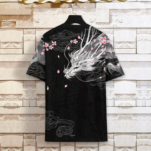 龙纹祥云情侣上衣2023年新款