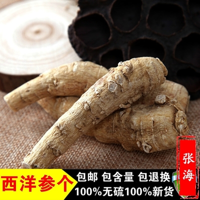 东北长白山西洋参粒头小个花旗参段 整枝西洋参500克包邮