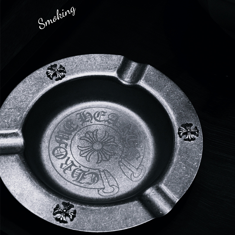 创意个性克罗心不锈钢烟灰缸