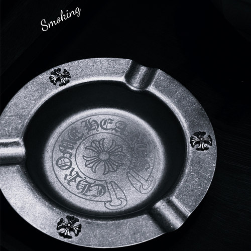 创意个性克罗心不锈钢烟灰缸