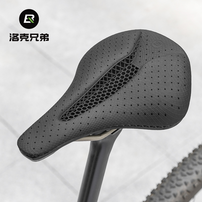 洛克兄弟3D打印公路车坐垫自行车鞍座山地车骑行中空舒适竞赛座垫