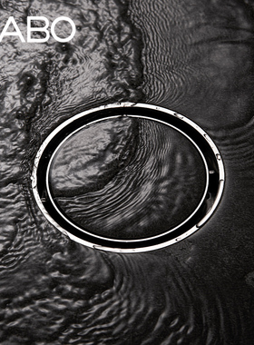 观博GABO 卫生间304不锈钢地漏水封防臭地漏圆形排水地漏 253019