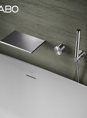 观博GABO家用瀑布龙头冷热水不锈钢浴缸龙头墙装/落地/座式合集