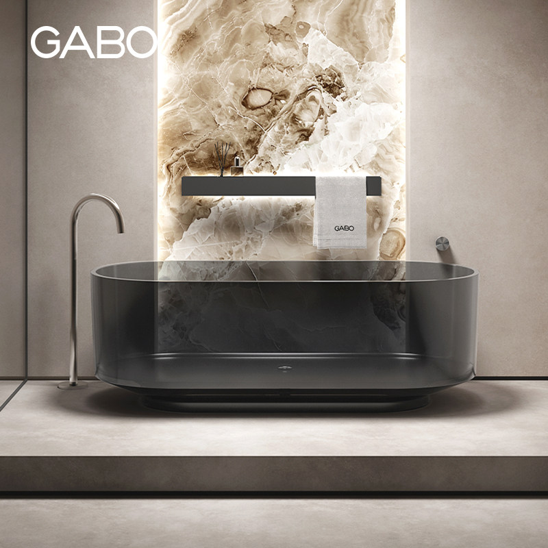 观博独立透明彩色浴缸