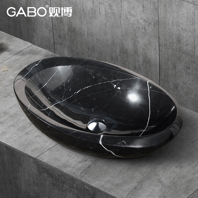GABO观博大理石圆形洗脸盆