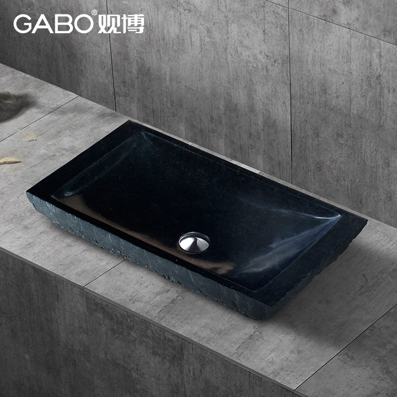 观博大理石艺术盆卫生间