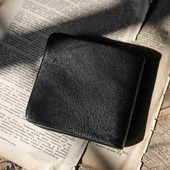 钱包真皮青年超薄头层牛皮横款 皮薯薯男士 短款 钱夹软皮全皮夹钱包