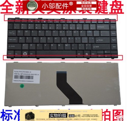 英文 上面带扣 FUJITSU 富士通 Lifebook LH520 LH530 LH530V键盘