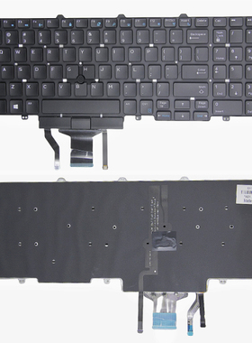适用戴尔Precision 3510 7510 7710 7720 7520 3520 3530键盘P53F