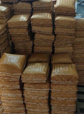 定制竹编包装盒端午节粽子包装中秋月饼包装新年年货茶叶茶篓包装